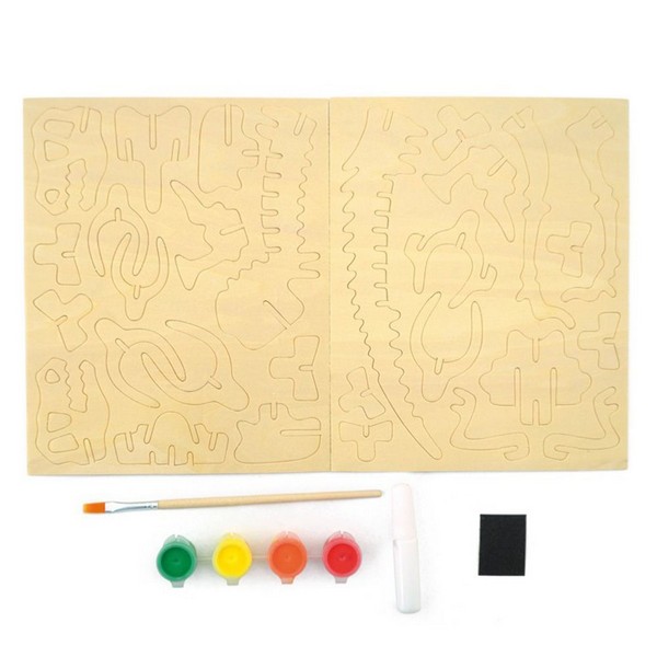 Продукт Andreu toys Скелет на динозавър - дървен 3D пъзел - 0 - BG Hlapeta